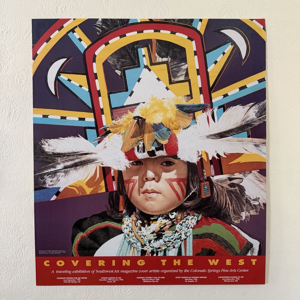 Steve Forbis Art Poster Print Pueblo Treasures Exhibition Southwest Art Magazine